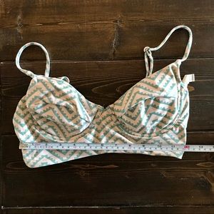 Seafood green swim top